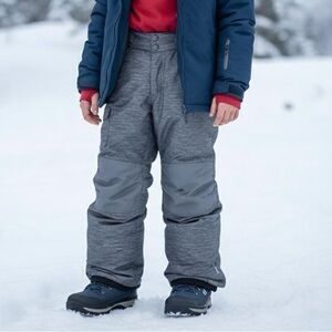 Champion Gray Insulated Snow Ski Pants Youth Size S/P 6-7 Winter